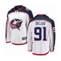 Columbus Blue Jackets #91 Anthony Duclair Authentic White Away Fanatics Branded Breakaway NHL Jersey