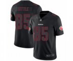 San Francisco 49ers #85 George Kittle Limited Black Rush Impact Football Jersey