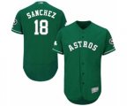 Houston Astros Aaron Sanchez Green Celtic Flexbase Authentic Collection Baseball Player Jersey