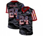 New England Patriots #24 Gilmore 2020 Nike USA Camo Salute to Service Limited Jersey