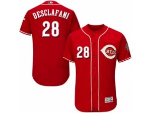 Cincinnati Reds #28 Anthony DeSclafani Red Flexbase Authentic Collection MLB Jersey