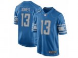 Detroit Lions #13 T.J. Jones Game Blue Team Color NFL Jersey