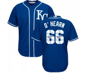 Kansas City Royals #66 Ryan O\'Hearn Blue Authentic Blue Team Logo Fashion Cool Base Baseball Jersey