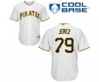 Pittsburgh Pirates Williams Jerez Replica White Home Cool Base Baseball Player Jersey