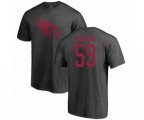 Arizona Cardinals #59 Joe Walker Ash One Color T-Shirt
