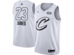 Cleveland Cavaliers #23 LeBron James White NBA Jordan Swingman 2018 All-Star Game Jersey