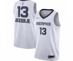 Memphis Grizzlies #13 Jaren Jackson Jr. Swingman White Finished Basketball Jersey - Association Edition