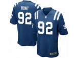 Indianapolis Colts #92 Margus Hunt Game Royal Blue Team Color NFL Jersey