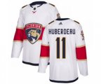 Florida Panthers #11 Jonathan Huberdeau White Road Stitched Hockey Jersey