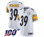 Pittsburgh Steelers #39 Minkah Fitzpatrick White Vapor Untouchable Limited Player 100th Season Football Jersey