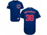 Chicago Cubs #38 Mike Montgomery Royal Blue Alternate Flexbase Authentic Collection MLB Jersey