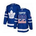 Toronto Maple Leafs #22 Ben Harpur Authentic Royal Blue USA Flag Fashion Hockey Jersey