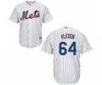 New York Mets Chris Flexen Replica White Home Cool Base Baseball Player Jersey