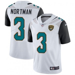 Jacksonville Jaguars #3 Brad Nortman White Vapor Untouchable Limited Player NFL Jersey