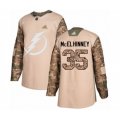 Tampa Bay Lightning #35 Curtis McElhinney Authentic Camo Veterans Day Practice Hockey Jersey