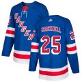 New York Rangers #25 Adam Cracknell Premier Royal Blue Home NHL Jersey