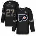 Philadelphia Flyers #27 Ron Hextall Black Authentic Classic Stitched NHL Jersey