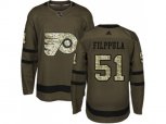 Adidas Philadelphia Flyers #51 Valtteri Filppula Green Salute to Service Stitched NHL Jersey