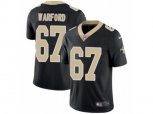 New Orleans Saints #67 Larry Warford Black Team Color Vapor Untouchable Limited Player NFL Jersey