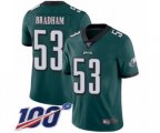 Philadelphia Eagles #53 Nigel Bradham Midnight Green Team Color Vapor Untouchable Limited Player 100th Season Football Jersey