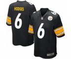 Pittsburgh Steelers #6 Devlin Hodges Game Black Team Color Football Jersey