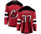 New Jersey Devils #37 Pavel Zacha Fanatics Branded Red Home Breakaway Hockey Jersey