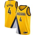 Indiana Pacers #4 Victor Oladipo Jordan Brand Gold 2020-21 Swingman Jersey