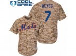 New York Mets #7 Jose Reyes Replica Camo Alternate Cool Base MLB Jersey