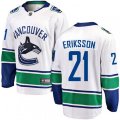 Vancouver Canucks #21 Loui Eriksson Fanatics Branded White Away Breakaway NHL Jersey