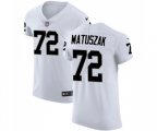 Oakland Raiders #72 John Matuszak White Vapor Untouchable Elite Player Football Jersey