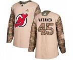 New Jersey Devils #45 Sami Vatanen Authentic Camo Veterans Day Practice Hockey Jersey