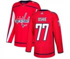 Washington Capitals #77 T.J. Oshie Premier Red Home NHL Jersey