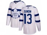 Toronto Maple Leafs #13 Mats Sundin White Authentic 2018 Stadium Series Stitched NHL Jersey