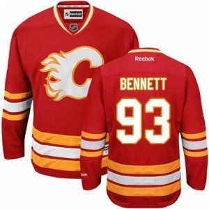 Calgary Flames #93 Sam Bennett Premier Red Third NHL Jersey