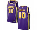 Los Angeles Lakers #10 Jared Dudley Authentic Purple Basketball Jersey - Statement Edition