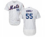 New York Mets Corey Oswalt White Home Flex Base Authentic Collection Baseball Player Jersey