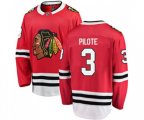 Chicago Blackhawks #3 Pierre Pilote Fanatics Branded Red Home Breakaway NHL Jersey