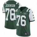 New York Jets #76 Wesley Johnson Green Team Color Vapor Untouchable Limited Player NFL Jersey