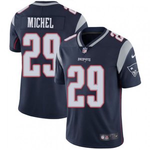 New England Patriots #29 Sony Michel Navy Blue Team Color Vapor Untouchable Limited Player NFL Jersey