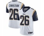 Los Angeles Rams #26 Marqui Christian White Vapor Untouchable Limited Player Football Jersey