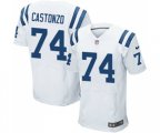Indianapolis Colts #74 Anthony Castonzo Elite White Football Jersey