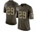Miami Dolphins #29 Minkah Fitzpatrick Limited Green Salute to Service Football Jersey