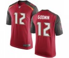 Tampa Bay Buccaneers #12 Chris Godwin Game Red Team Color Football Jersey