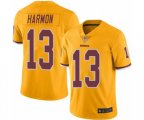 Washington Redskins #13 Kelvin Harmon Limited Gold Rush Vapor Untouchable Football Jersey