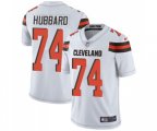 Cleveland Browns #74 Chris Hubbard White Vapor Untouchable Limited Player Football Jersey