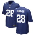 New York Giants #28 Devontae Booker Nike Royal Team Color Vapor Untouchable Limited Jersey