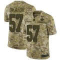 New Orleans Saints #57 Alex Okafor Limited Camo 2018 Salute to Service NFL Jersey