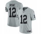 Oakland Raiders #12 Martavis Bryant Limited Silver Inverted Legend Football Jersey
