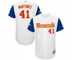 Venezuela Baseball #41 Victor Martinez White 2017 World Baseball Classic Authentic Team Jersey