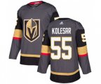 Vegas Golden Knights #55 Keegan Kolesar Premier Gray Home NHL Jersey